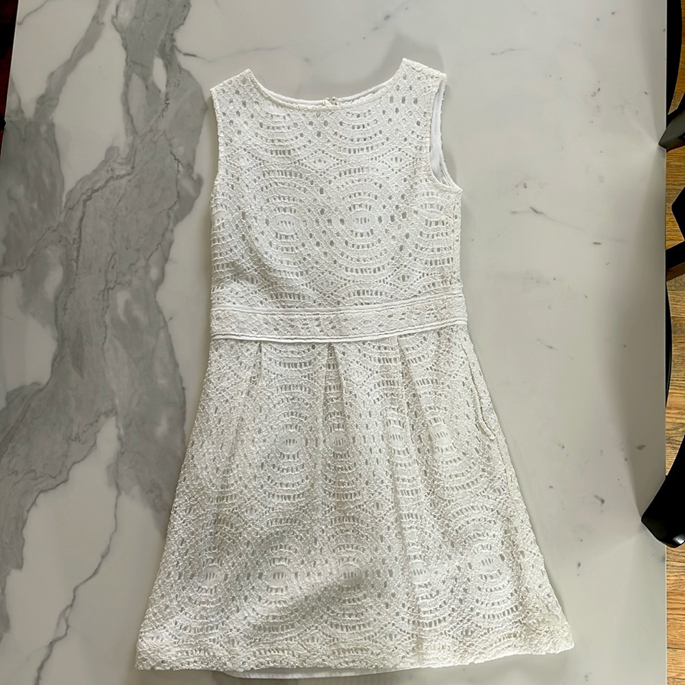 Cotton White Girls  Dress / perfect for elementary graduation